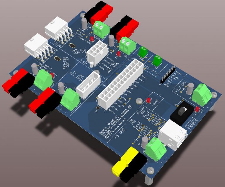 ATX Power Supply Breakout Board Curious System Solutions